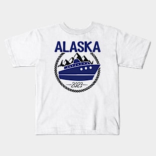 Alaska Cruise 2023 Family Friends Kids T-Shirt